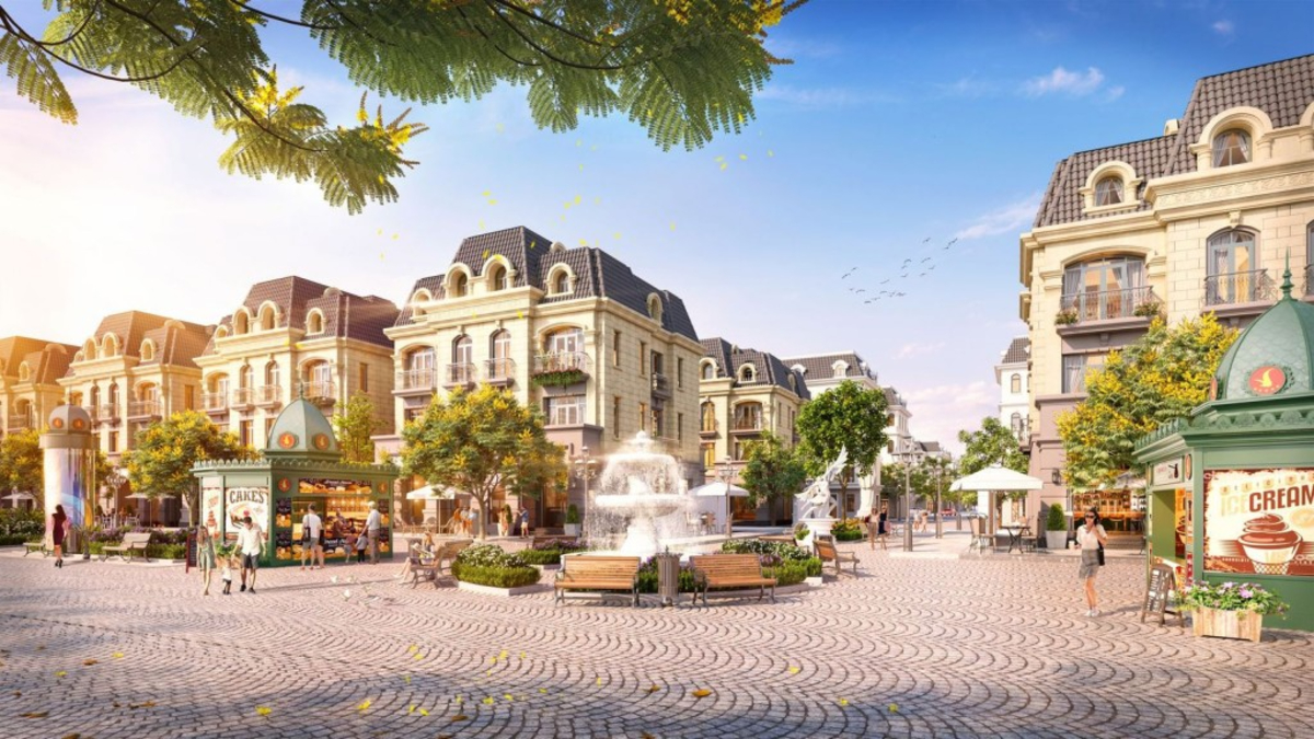 Khu phố thương mại tại Vinhomes Ocean Park 2
